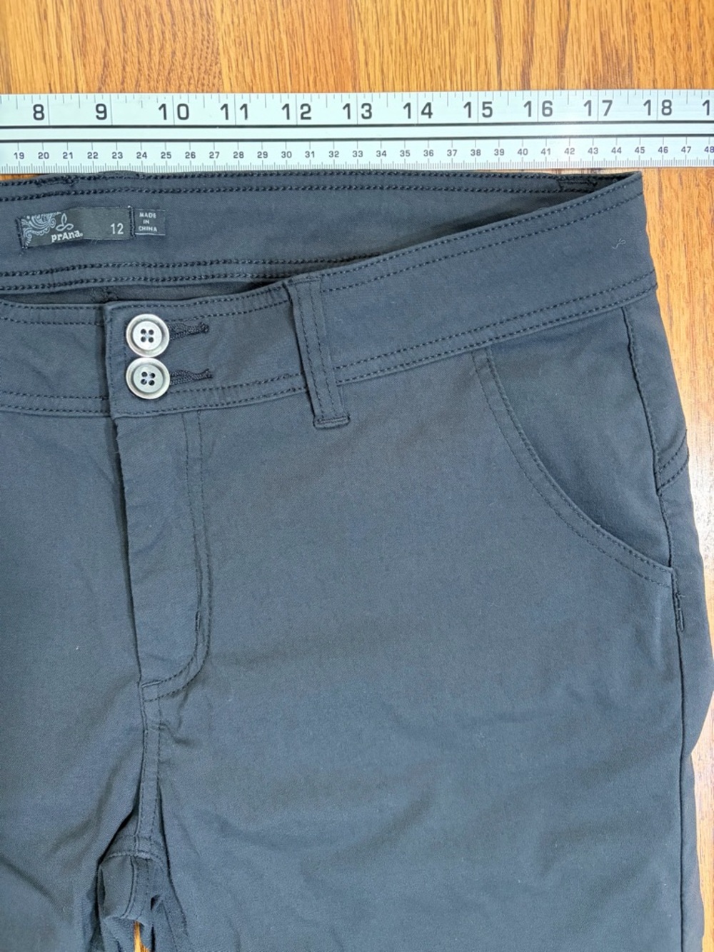 prAna Halle Hiking Shorts Black - Picture 5 of 8